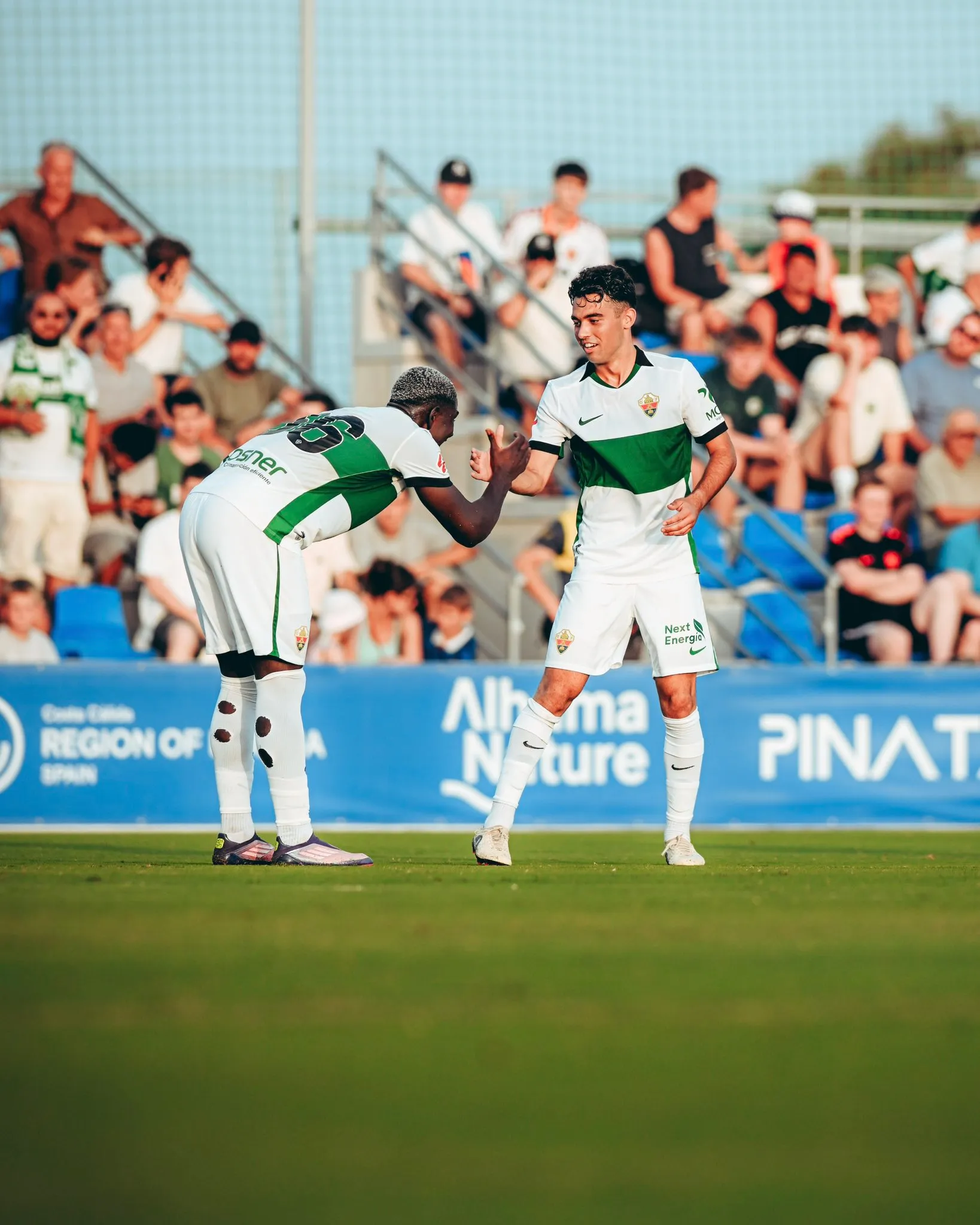 El Elche salvó un empate gracias a una asistencia de Lucas Cepeda. Foto: Elche.