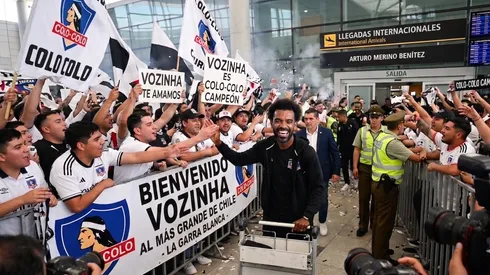 Vozinha será recibido por la gente de Colo Colo en el aeropuerto