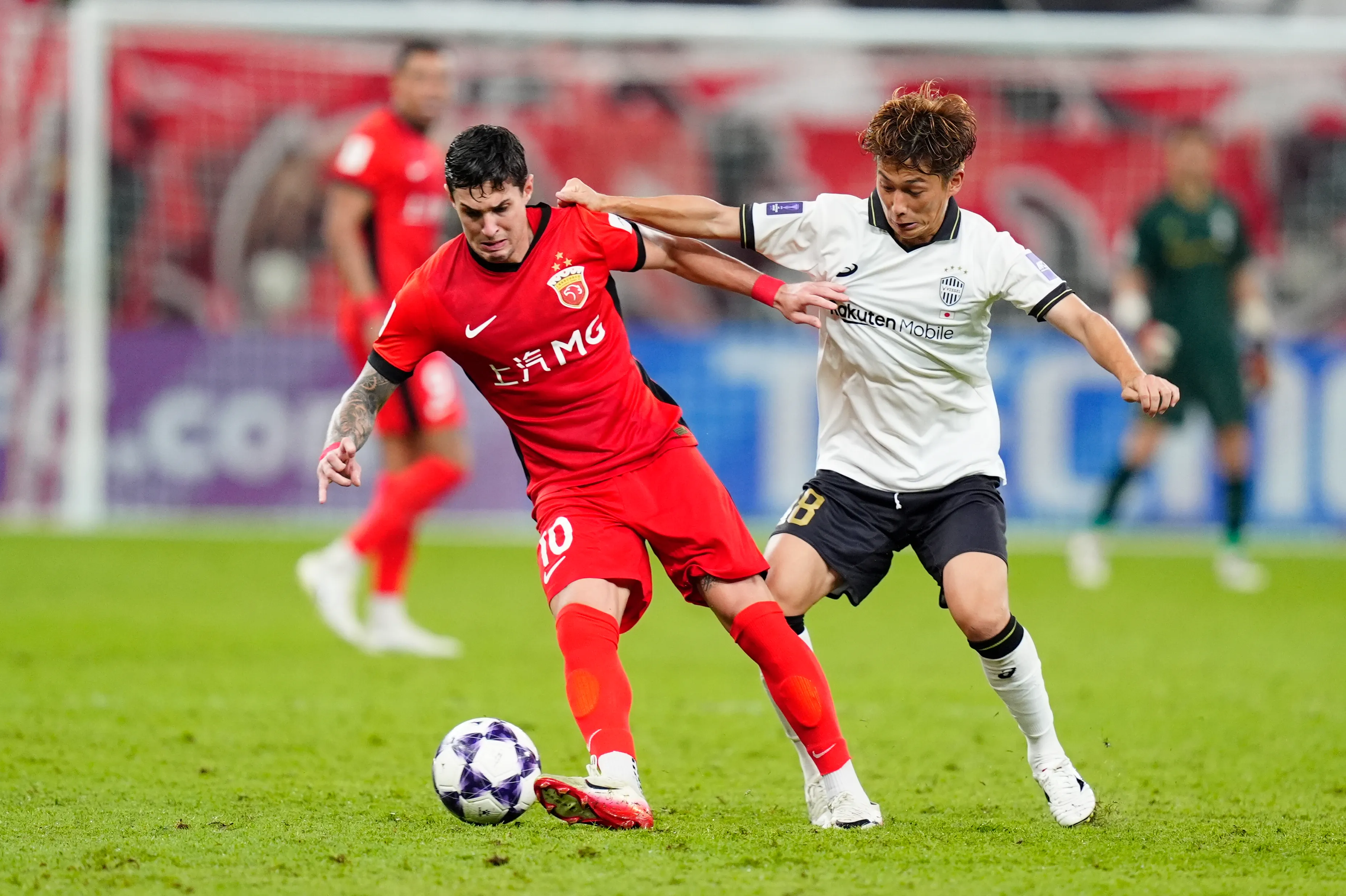 Matías Vargas cuando jugaba en el fútbol chino. (Fred Lee/Getty Images).