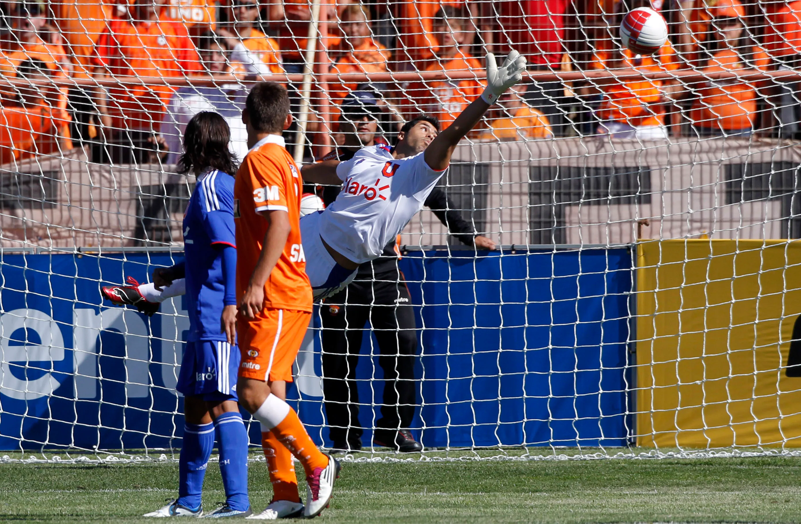 El gol ante U de Chile que describió Daniel González se vio así en el lente de la cámara de Andrés Piña. (Photosport).