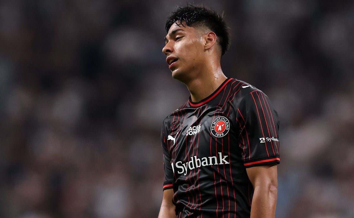Obligado a salir: Darío Osorio y Midtjylland quedan eliminados de la Europa League
