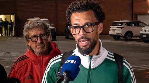 Vozinha tuvo una breve declaración de agradecimiento tras aterrizar en Santiago de Chile.
