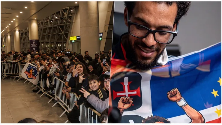 Vozinha recibió una bandera que mezcla a Colo Colo y Cabo Verde