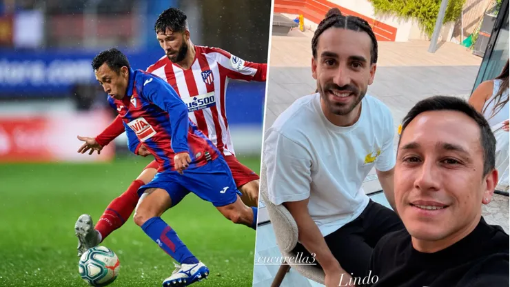 Orellana compartió con Cucurella tras ganar el Mundial