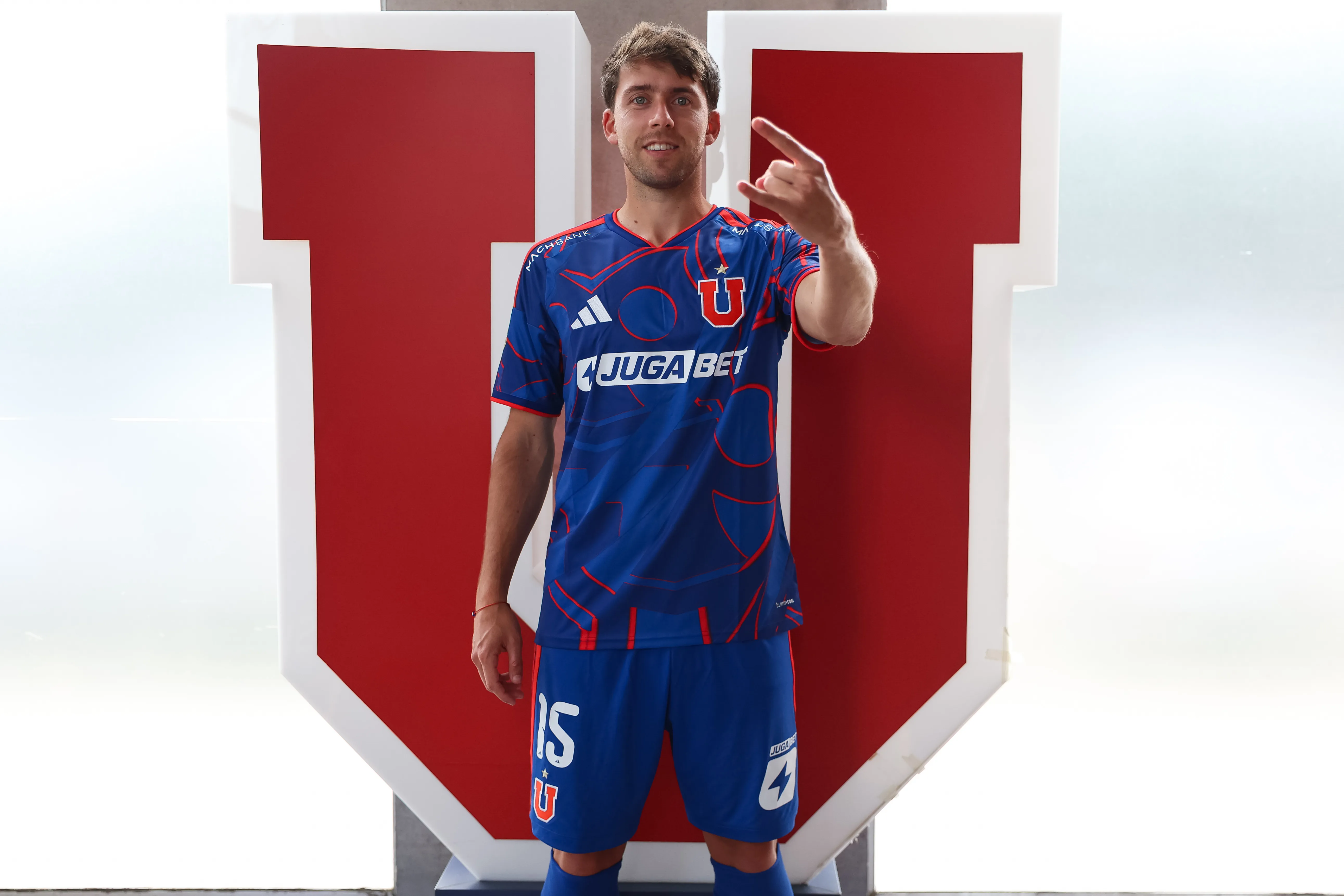Tobías Reinhart ocupará el dorsal “15” que dejó libre Felipe Salomoni. Foto: U de Chile.