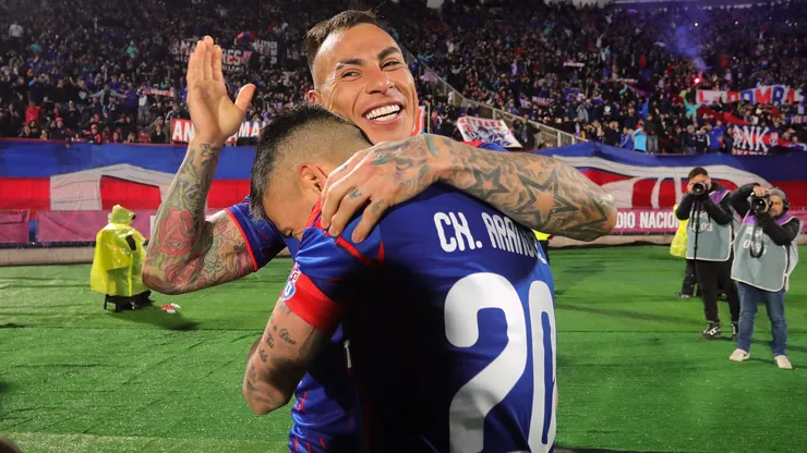 Eduardo Vargas celebró un golazo ante Huachipato.