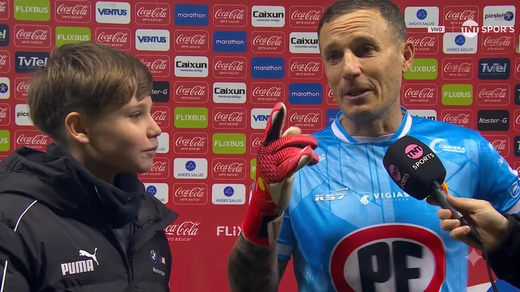 Cristian Campestrini le dedicó parte importante del mérito a su hijo Valentín, quien podría ser su colega en el arco.