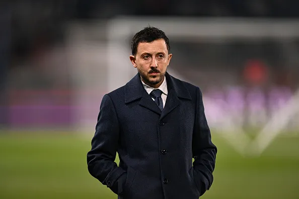 Pablo Longoria cuando era presidente de Olympique de Marsella. (Anthony Bibard/Getty Images).