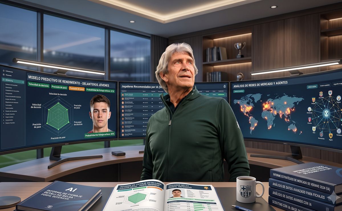 El Betis de Pellegrini se vuelca a la IA para el mercado de fichajes: “La idea es que conozcan el potencial económico”