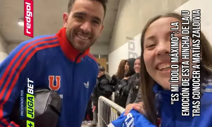 El encuentro de Mati Zaldivia con la hincha de la U