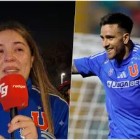 Zaldivia le llena el corazón a una hincha de la U: "Mi ídolo máximo"