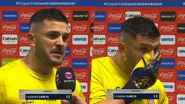 Cañete llegó a las lágrimas en la entrevista con TNT Sports.