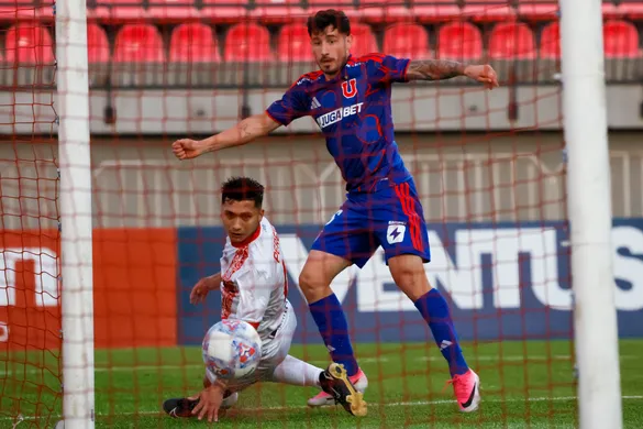 Nicolas Fernandez marcó el gol de la U contra Union San Felipe por Copa Chile
