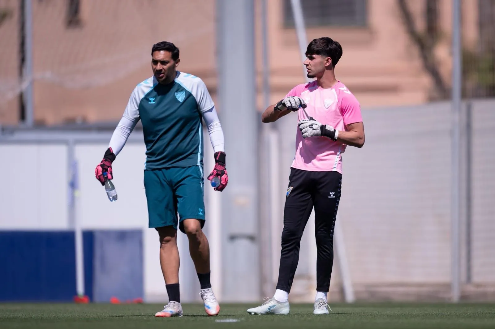 César Lagos, el preparador de arqueros chileno que trabaja formalmente en Atlético Malagueño, pero está en la pretemporada del primer equipo. (Foto: Cedida).