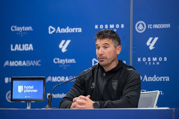 Juan Francisco Funes, el DT del Málaga CF, que competirá en la primera división española durante la temporada que se avecina. (Walter Cunha/Getty Images).