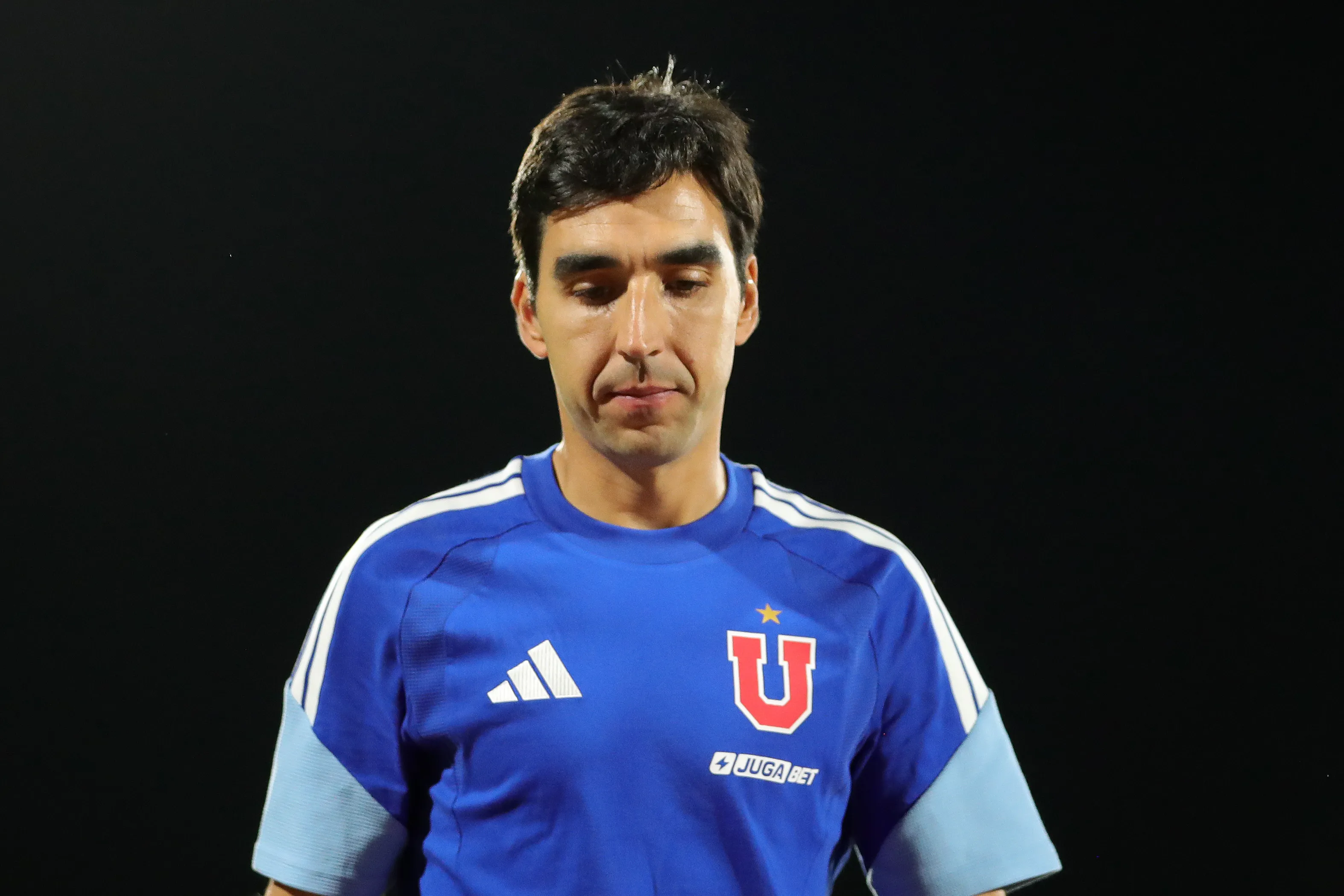 Francisco Meneghini salió de Universidad de Chile el 11 de marzo de 2026. (Felipe Zanca/Photosport).