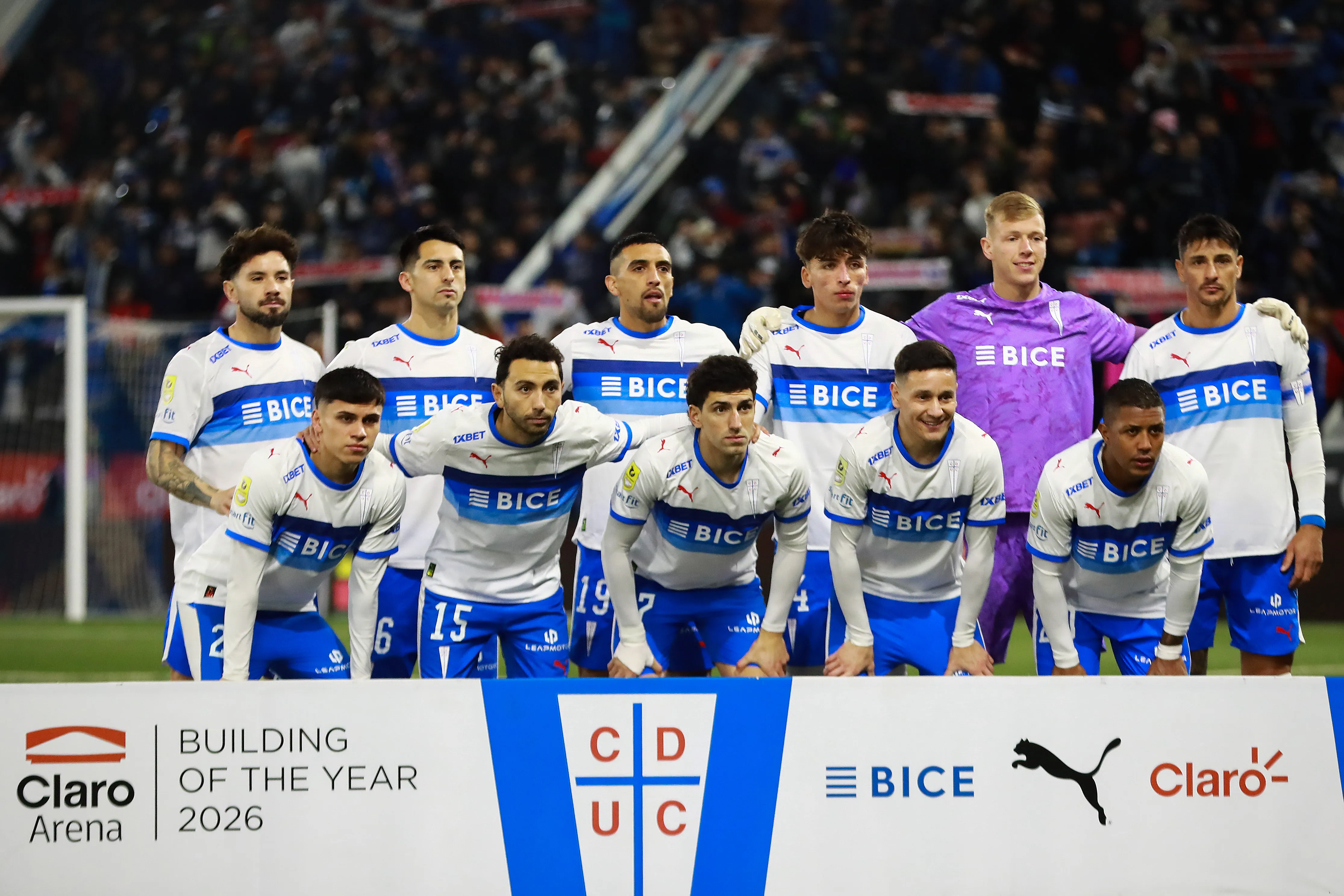 Universidad Católica enfrentará a Estudiantes con cuatro bajas importantes: Juan Ignacio Díaz, Juan Francisco Rossel, Clemente Montes y Sebastián Arancibia. | Foto: Photosport.