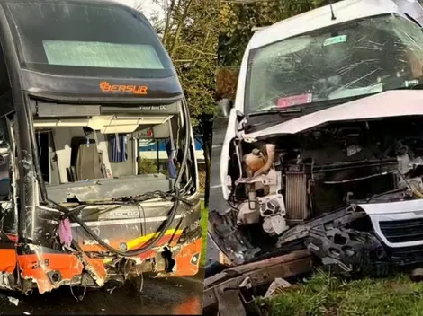 Bus de juveniles de Temuco choca y deja dos personas fallecidas
