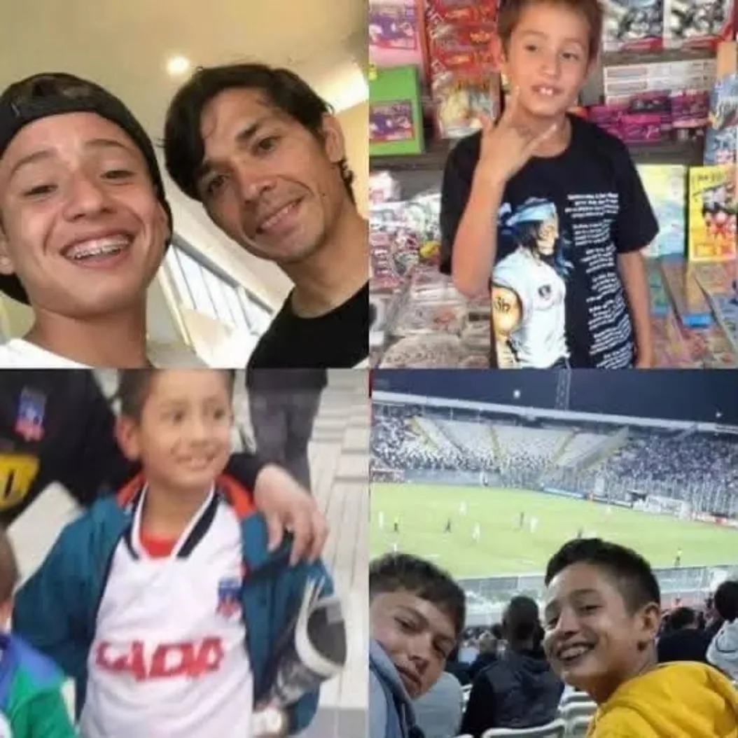 Iván Román colocolino desde pequeño.