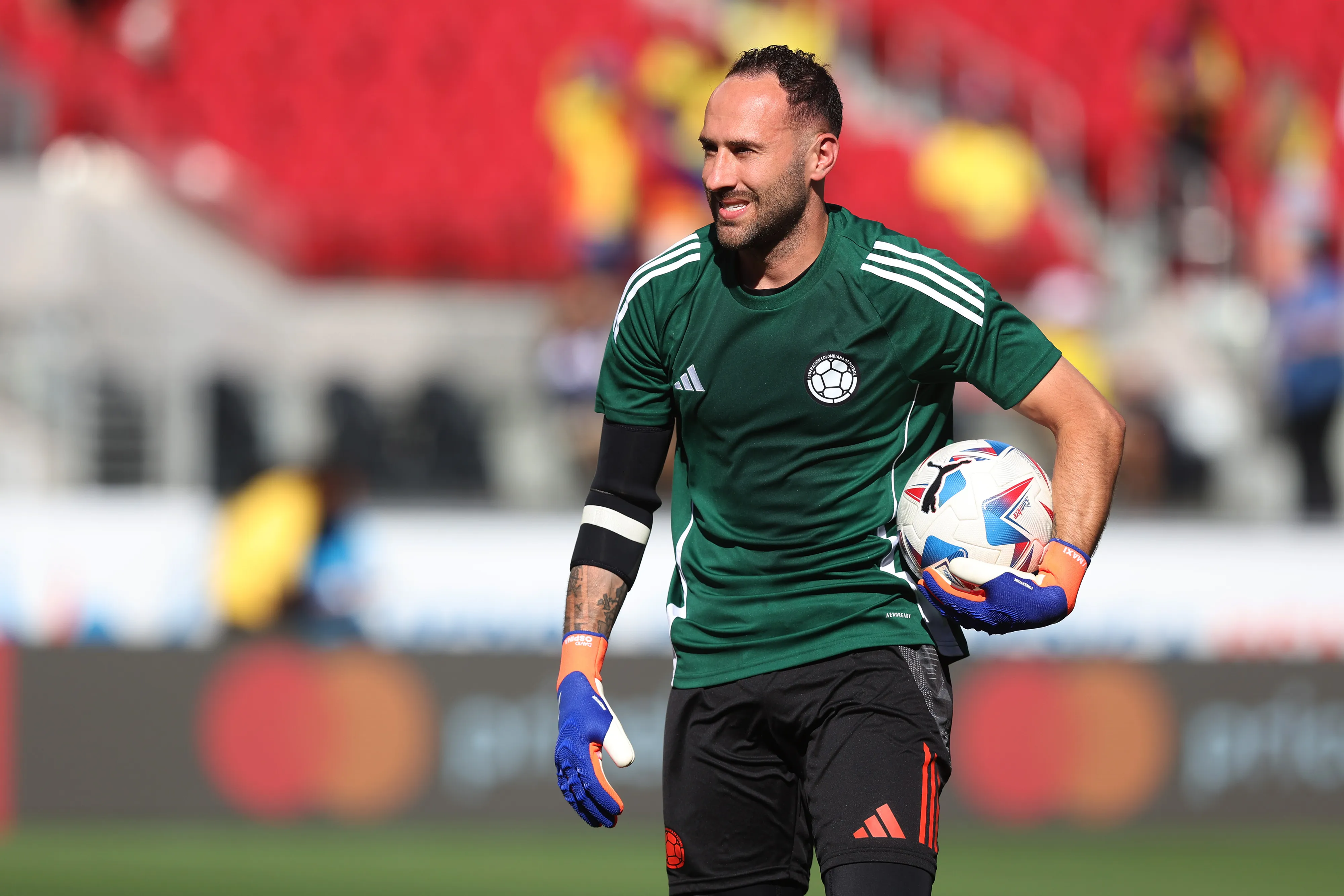 David Ospina tiene 37 años y llegó al Atlante desde Atlético Nacional de Colombia. (Lachlan Cunningham/Getty Images).