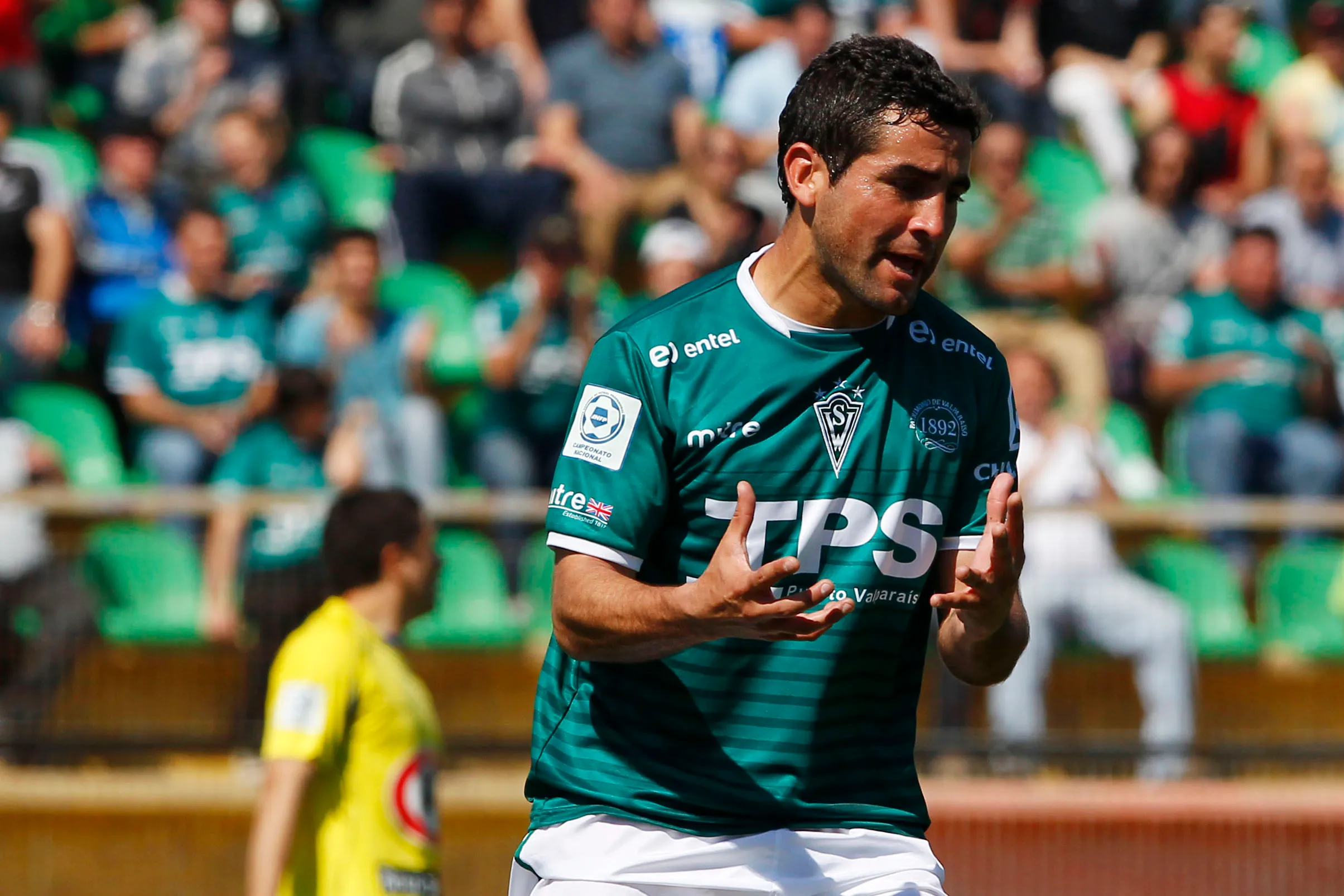 Roberto Órdenes en Santiago Wanderers. (Marcelo Hernandez/Photosport).