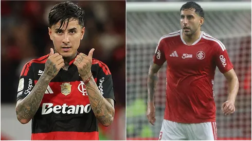 Erick Pulgar y Guillermo Maripán, figuras en sus respectivos equipos en Brasil.