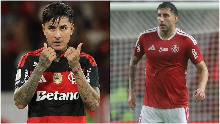 Erick Pulgar y Guillermo Maripán, figuras en sus respectivos equipos en Brasil.