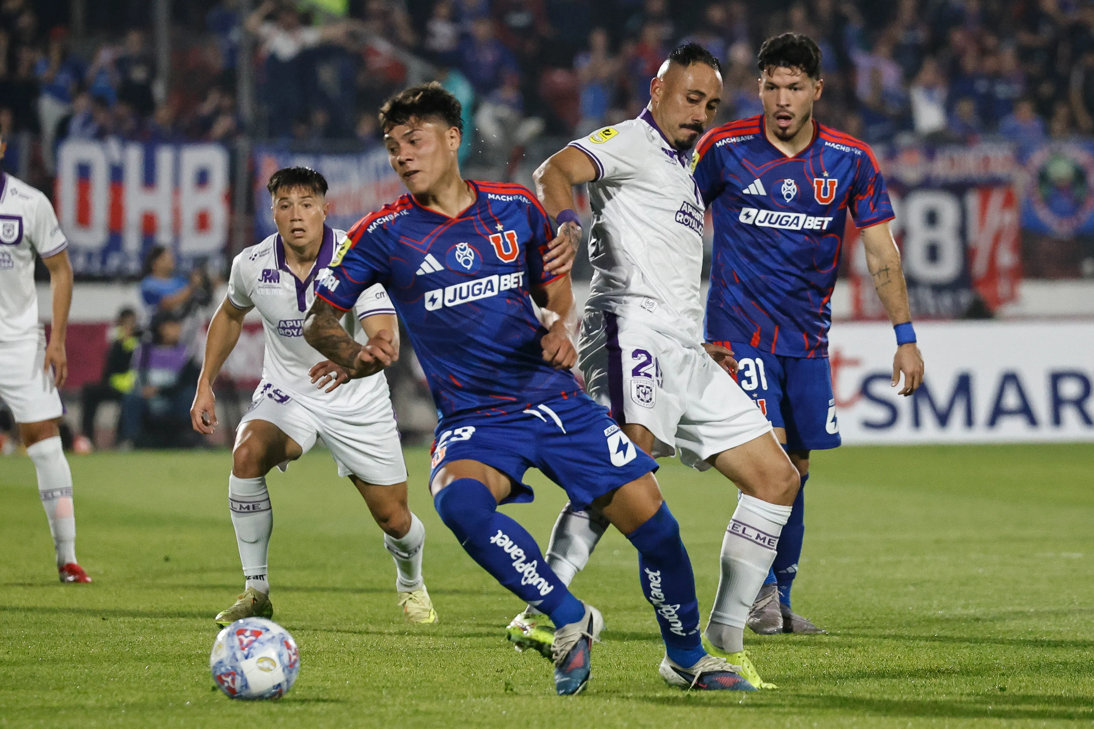 Lucas Barrera fue destacado por Gago y de inmediato le dio la confianza en la U. Foto: Diego Martin/Photosport