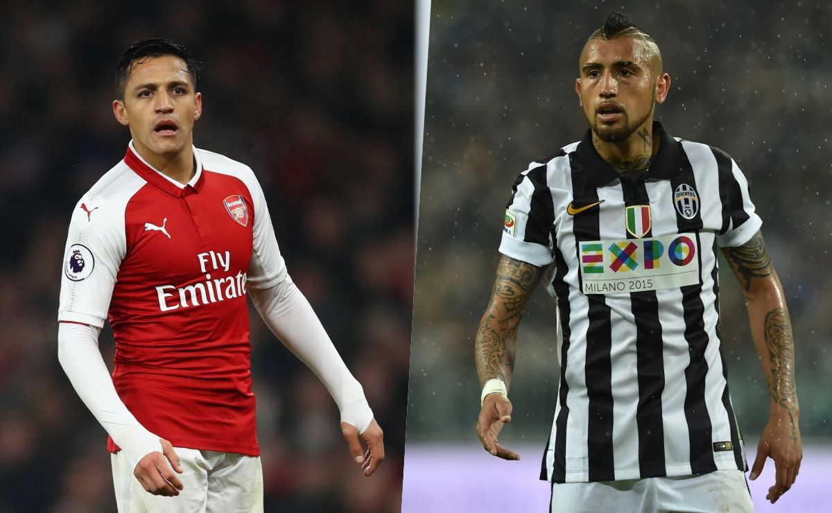 ¿Quién hizo más? Así terminó la batalla de goles entre Sánchez y Vidal en Champions League