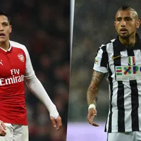 Así terminó la batalla de goles entre Sánchez y Vidal en Champions