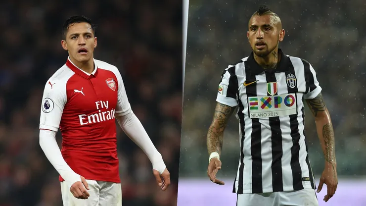Sánchez y Vidal ya se alejaron de la élite del fútbol europeo.