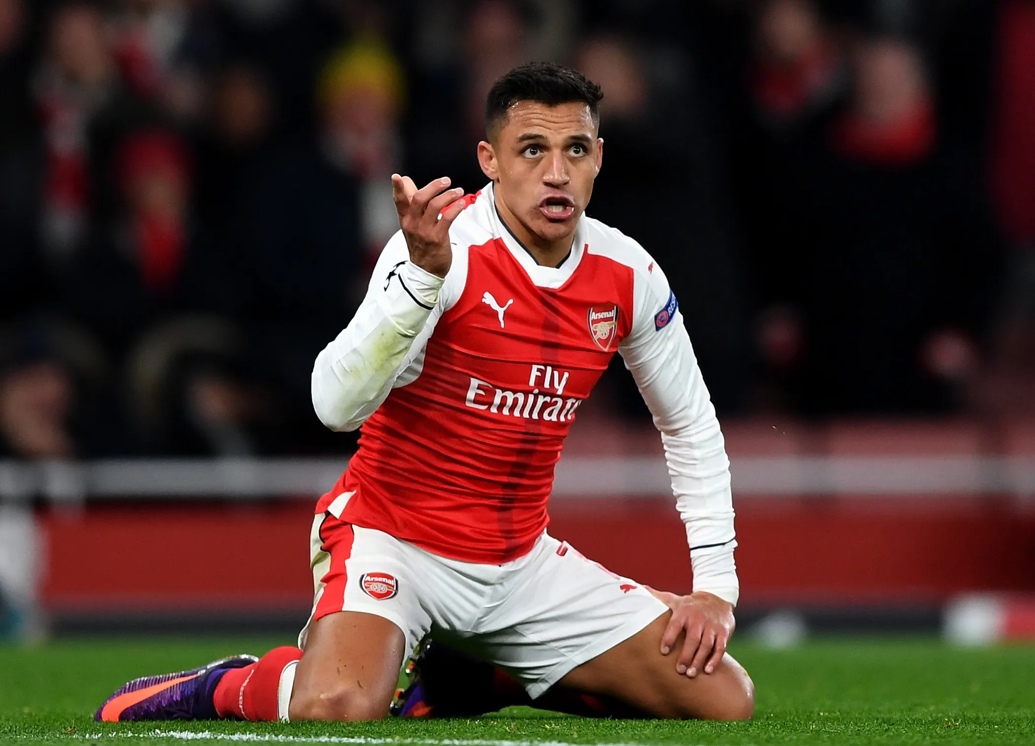 Sánchez anotó 9 de los 17 goles en Champions con Arsenal. Imagen: Getty