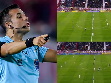 Papelón: El insólito error que Piero Maza arbitrando a Boca Jrs