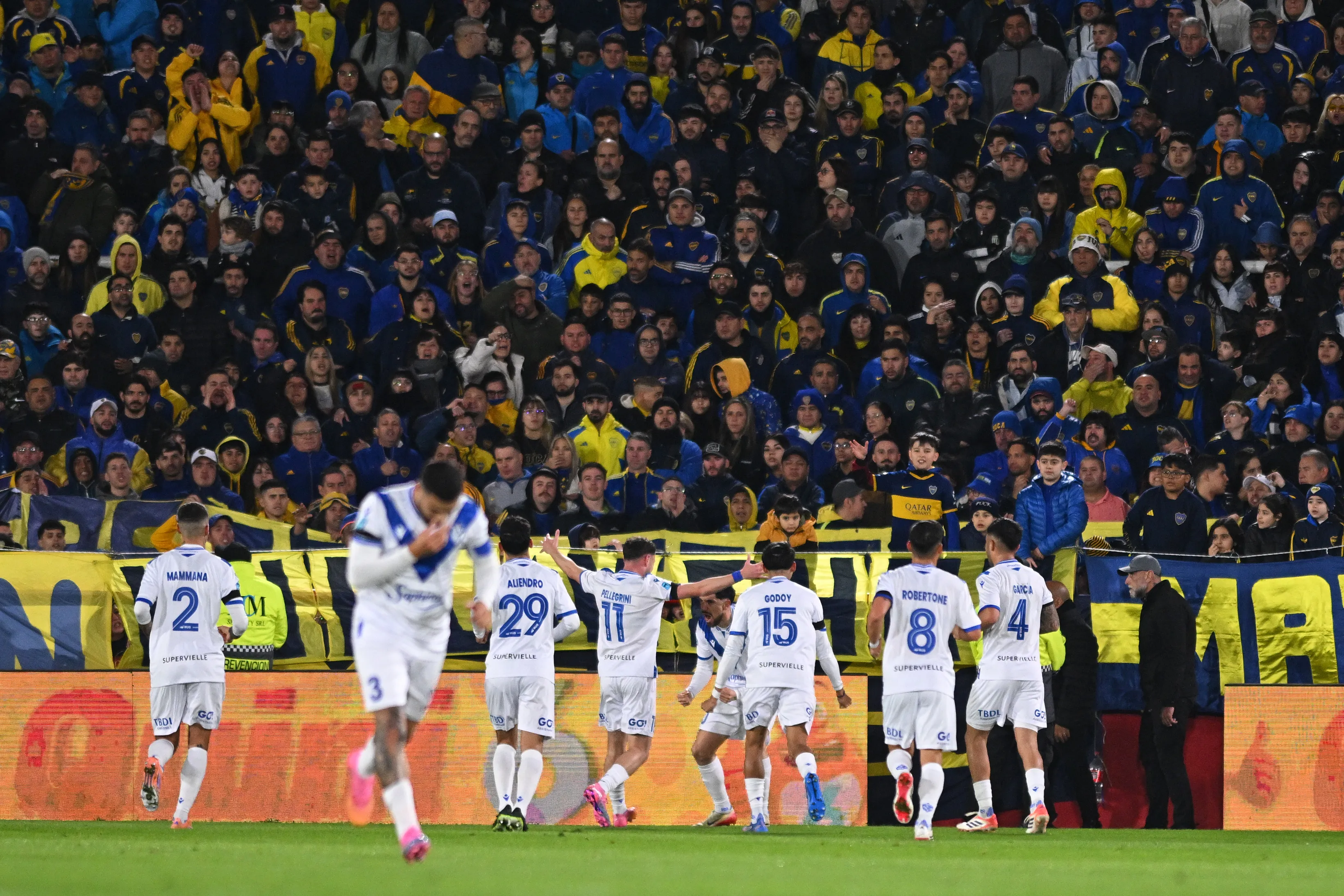 Diego Valdés le marcó a Boca y luego se lesionó. (Photo by Rodrigo Valle/Getty Images)