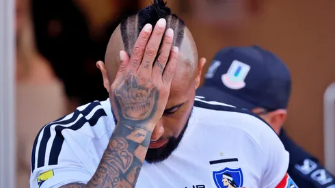 Vidal criticó duramente la cancha de La Calera.