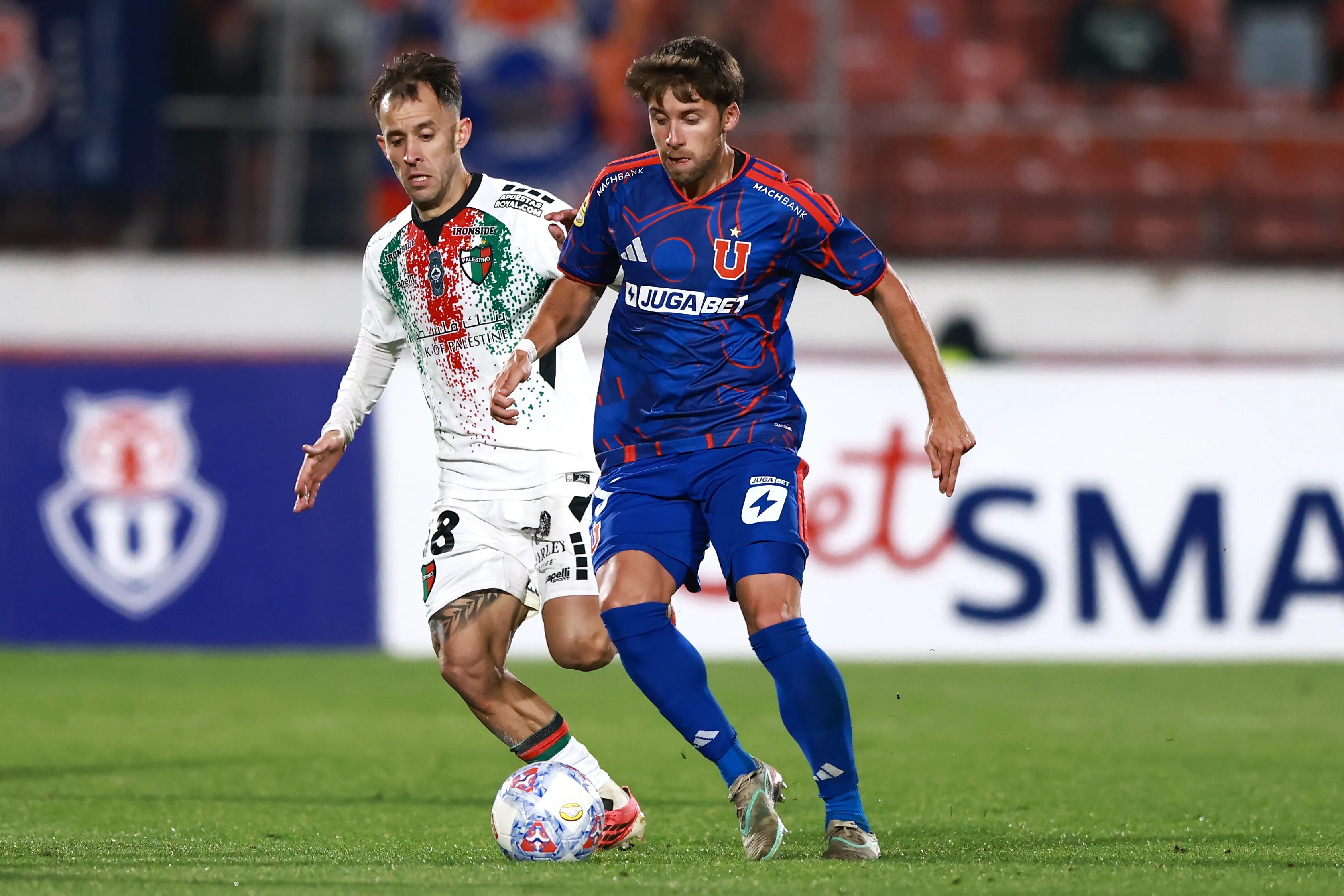 Tobías Reinhart ya debutó en la U. Foto: Felipe Zanca/Photosport