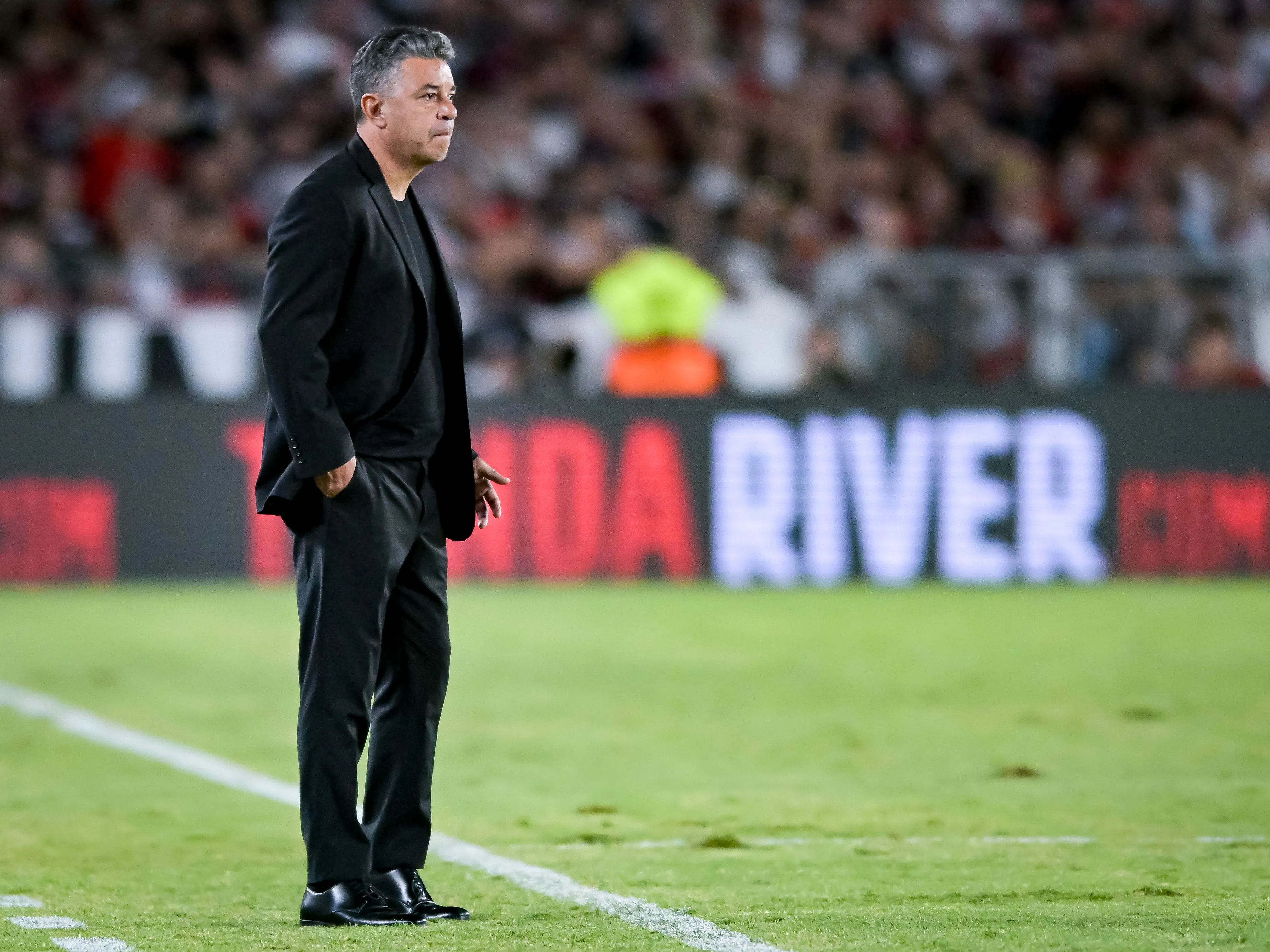 Marcelo Gallardo se acerca a Ecuador. (Photo by Marcelo Endelli/Getty Images)
