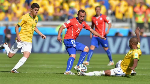 Marcelo Díaz disputó el Mundial de Brasil 2014 con Chile
