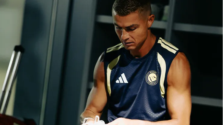 Cristiano Ronaldo volvió a entrenar con Al Nassr tras su matrimonio.