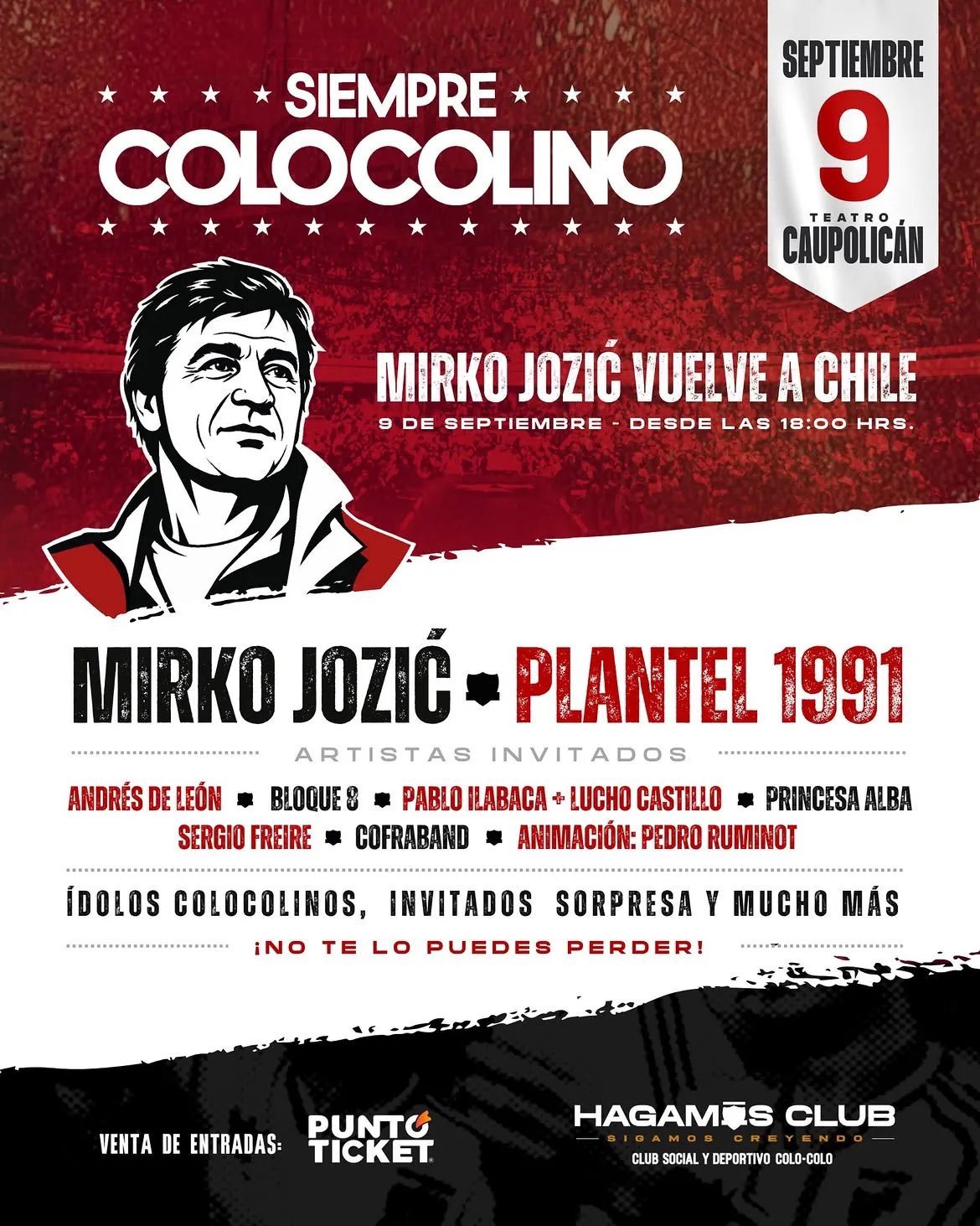 Cada vez queda menos para que Mirko se reúna otra con los hinchas de Colo Colo.