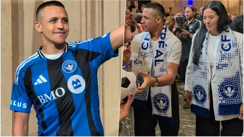 Emocionante bienvenida recibe Alexis Sánchez en Montreal.