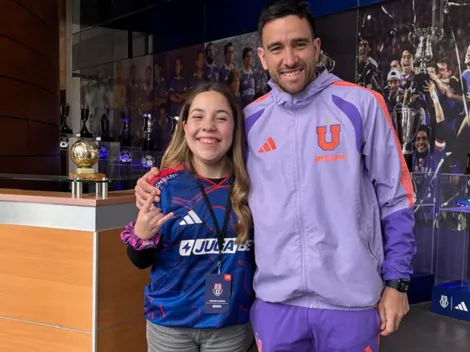 Zaldivia más bullanguero que nunca: cumple el sueño a una hincha