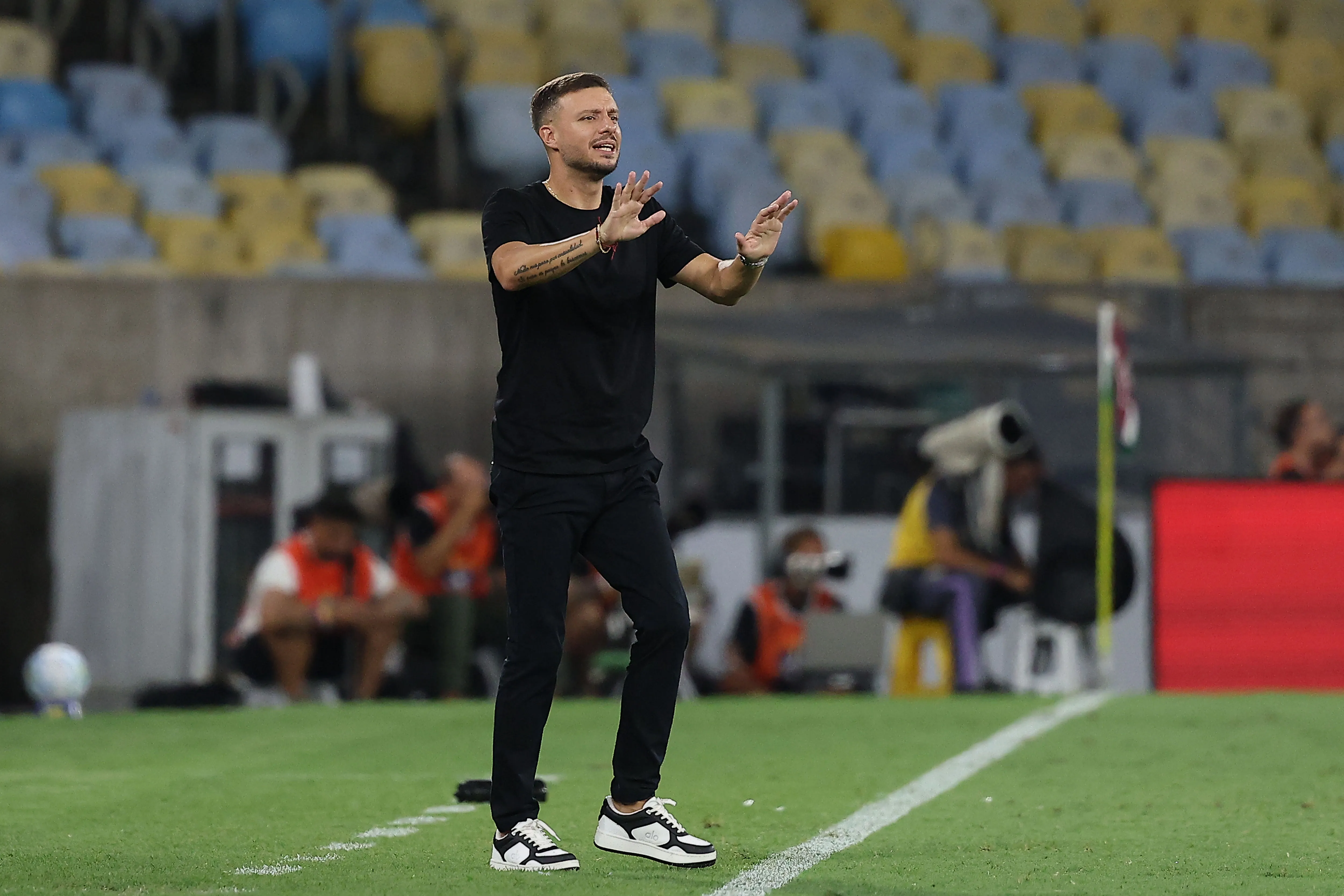 Martín Anselmi dirigió a Botafogo de Brasil antes de pasar al Elche español. (Wagner Meier/Getty Images).