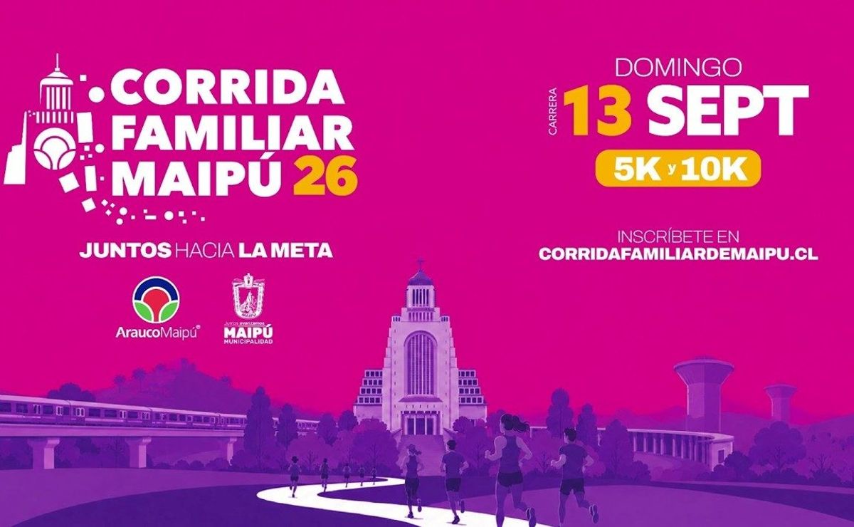 ¡Última oportunidad! Corrida Familiar de Maipú libera 1.500 nuevos cupos