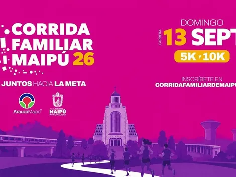 Corrida Familiar de Maipú libera 1.500 nuevos cupos