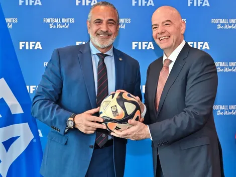 Pablo Milad y ANFP le juran lealtad a Gianni Infantino en la FIFA