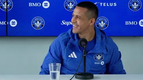 Alexis Sánchez en su presentación en el CF Montreal
