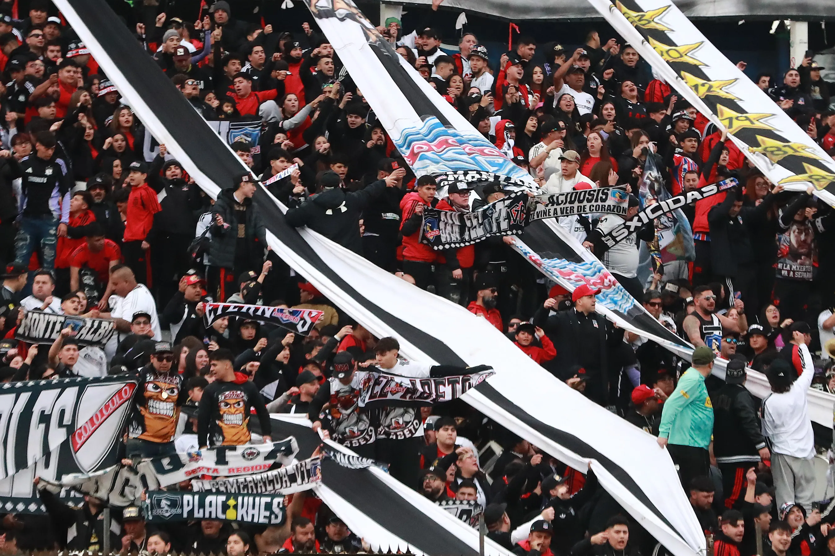 Los hinchas de Colo Colo se están quedando fuera del Superclásico. Foto: Felipe Zanca/Photosport