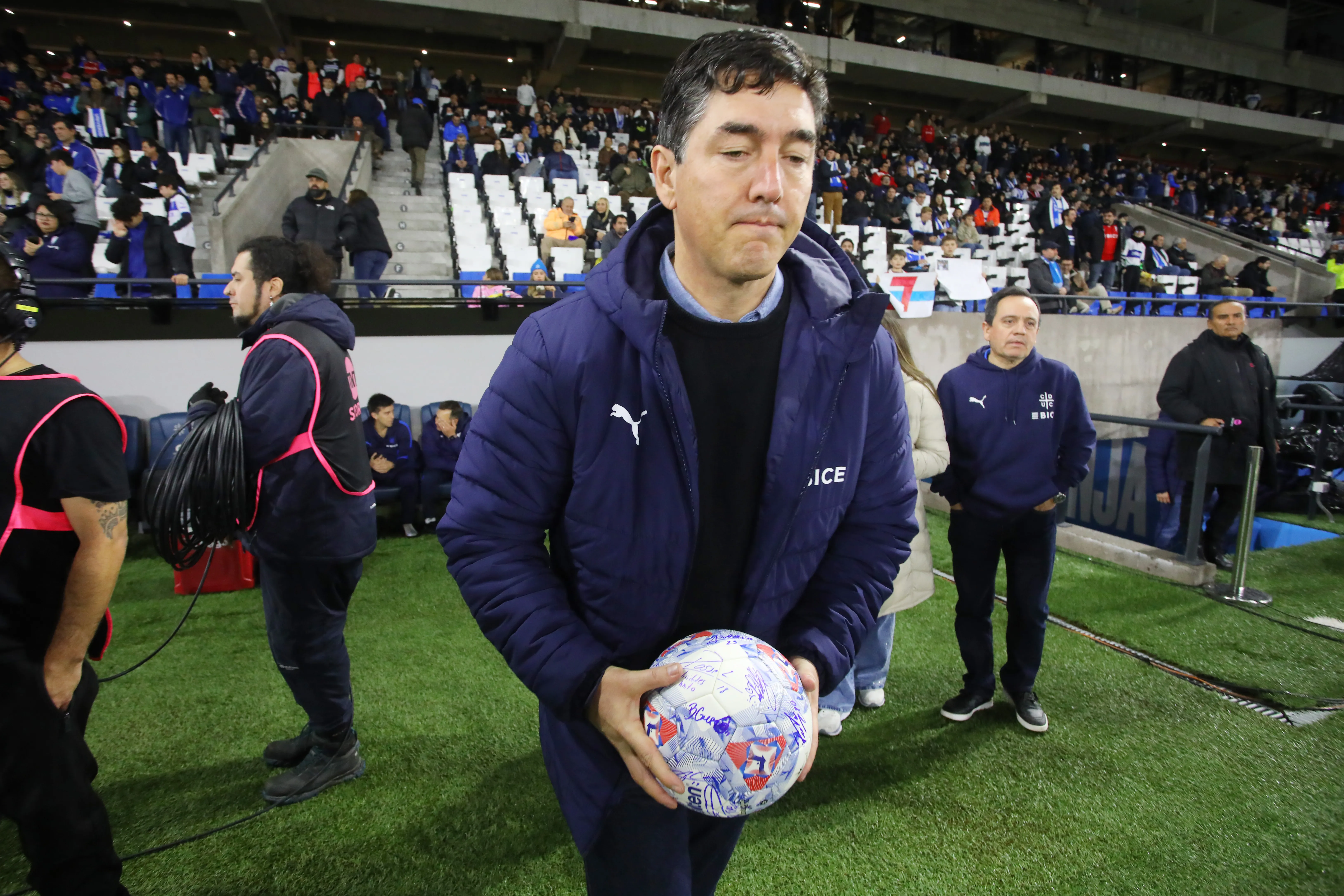 Matías Claro ha sido duramente criticado desde que asumió la presidencia de Cruzados SADP por las grandes diferencias con su antecesor Juan Tagle. (Jonnathan Oyarzun/Photosport).
