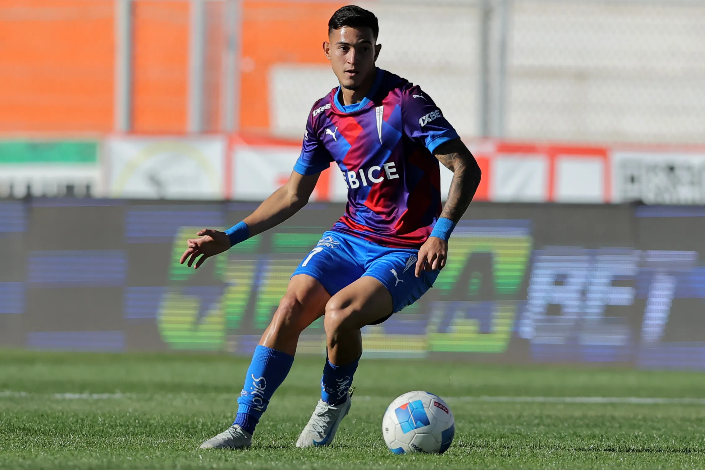 Jader Gentil en Universidad Católica, donde estuvo un año. (Javier Torres/Photosport).